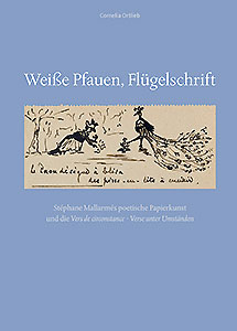 Buchcover: Weiße Pfauen, Flügelschrift