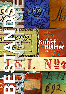 Buchcover: Dresdener Kunstblätter 3/2021