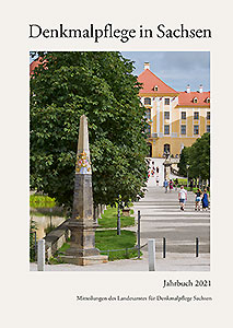 Buchcover: Denkmalpflege in Sachsen 2021