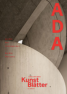 Buchcover: Dresdener Kunstblätter 2/2024